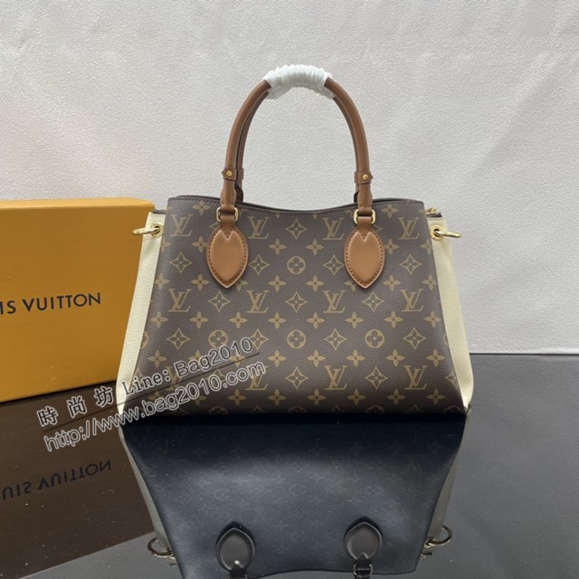 Lv路易威登2023專櫃新款Opéra中號手袋 LV老花粒面皮革手提肩背女包 M46495 ydh5059